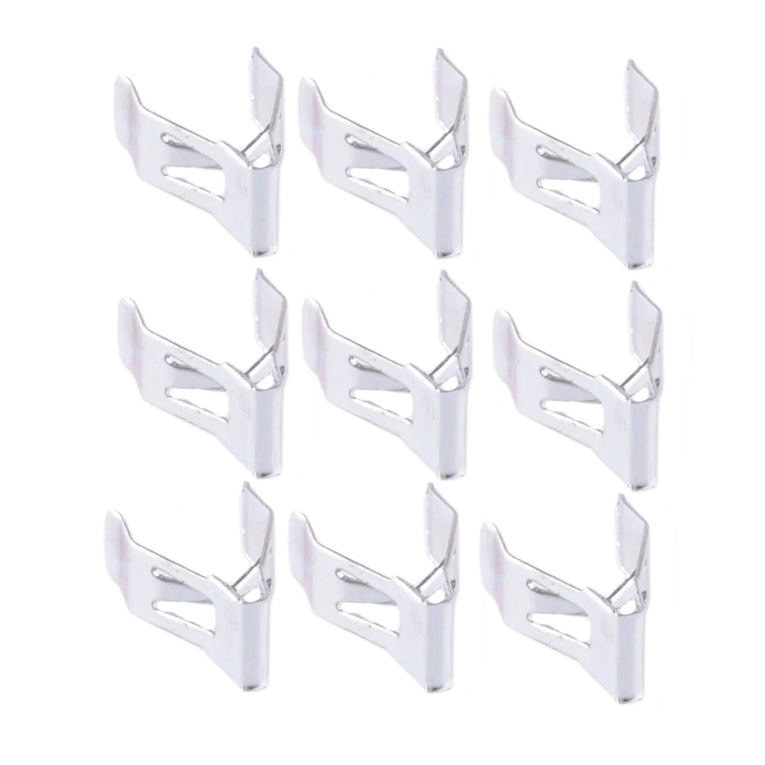 

50Pcs Silver Car Auto Center Console Radio DVD Dash Switch Panel Bezel Clip Fit for Nissan