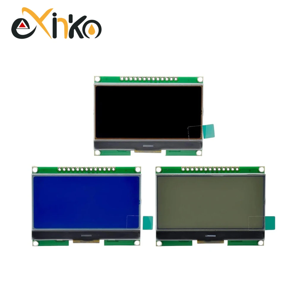 Фото 1-10 шт. Lcd12864 12864-06D, 12864, ЖК-модуль, COG, с китайским шрифтом, матричный экран, интерфейс SPI №4