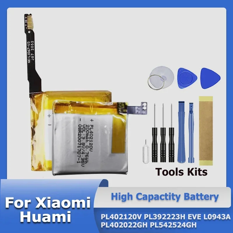 EVE L0943A PL 402024 GH 542524 аккумулятор для Xiaomi Huami Amazfit GTS GTR 2 E POP A2009 мини-часы + набор