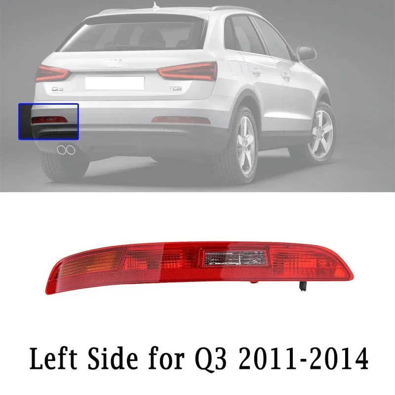 

Задний бампер для Audi Q3 2011-2018, задний бампер, Задний сигнал поворота, стоп-тормоз, фонарь заднего сигнала с 4 лампочками, 8UD945095B 8UD945096B
