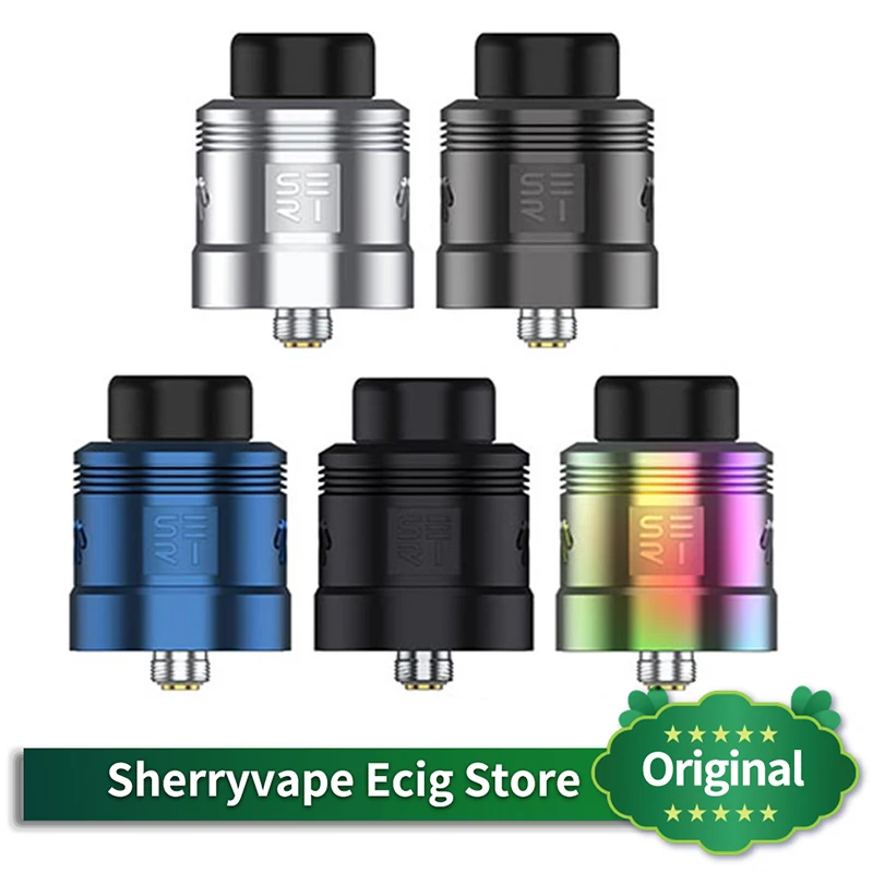 

Original Hellvape Seri RDA Atomizer 200W 26mm Adjustable Honeycomb Airflow Diameter 810 Drip Tip Electronic Cigarette Atomizer