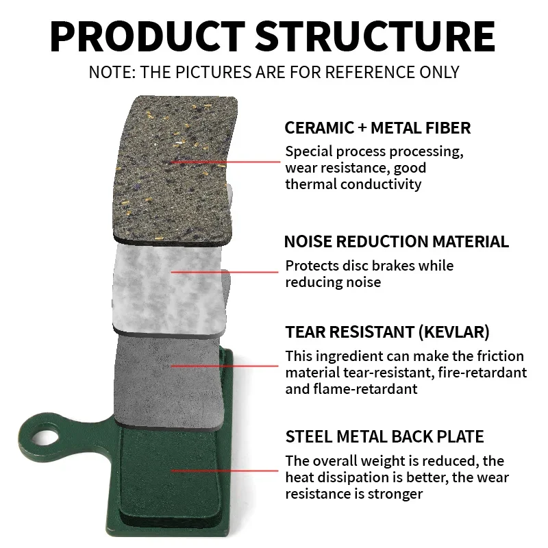 BUCKLOS тормозные колодки для Shimano M9000