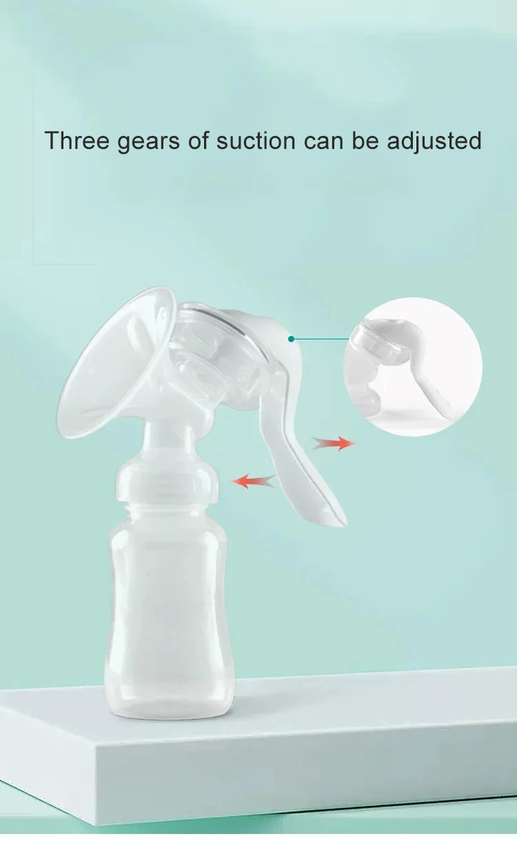 MOTHERS AND BABIES SUPPLIES CREATIVE MANUAL BREAST MILK COLLECTION PUMP WITH PACIFIER NIPPLE OF FEEDING BOTTLE