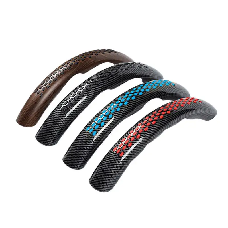 

38CM Car Steering Wheel Cover Universal Anti-slip Silicone Steering Boost Cover Carbon Fiber ABS Interior Decoration Accessories