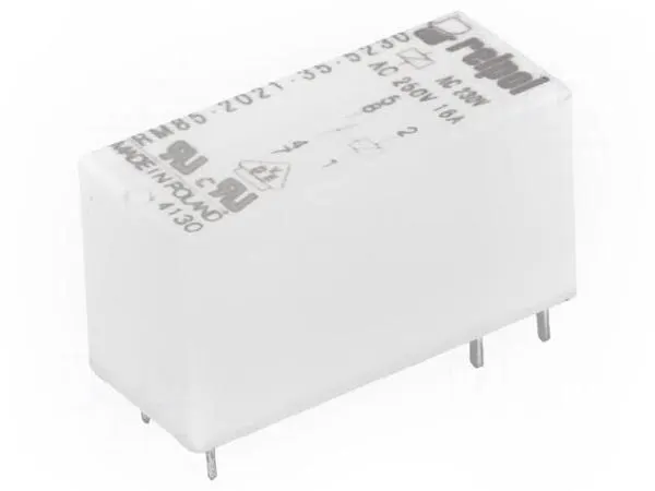 Реле RELPOL RM85-2021-35-5230, электромагнитное, SPST-NO, Uобмотки 230ВAC, 16 A/250ВAC, IP67