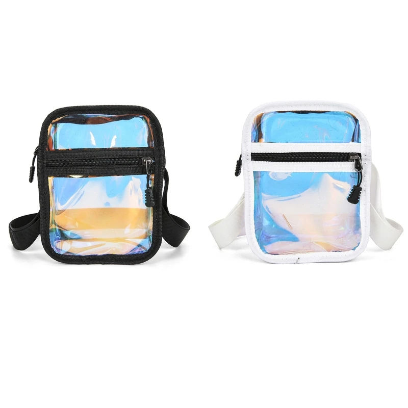 

Women Small Shoulder Crossbody Bag Fashion Summer PVC Messenger Tote Female Handbag Purse Travel Shopping Bags Gym Beach Bag