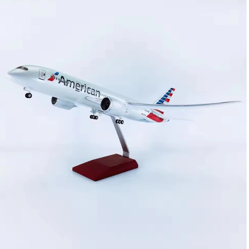 Масштабная модель самолета 1:130 B787 Dreamliner, модель американского авиакомпании с легкой литой под давлением смолой, коллекционная игрушка-дисплей (art.: 3920d1aeb30cb) - 3920d1aeb30cb