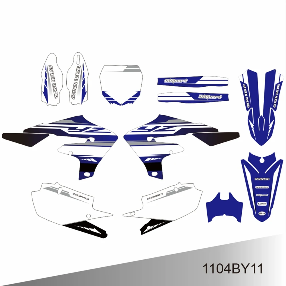 

Графические наклейки, мотоциклетный фон для YAMAHA YZ450F YZ 450F YZF 450 2018-2021 YZ250F YZ 250F YZF 250 2019-2022