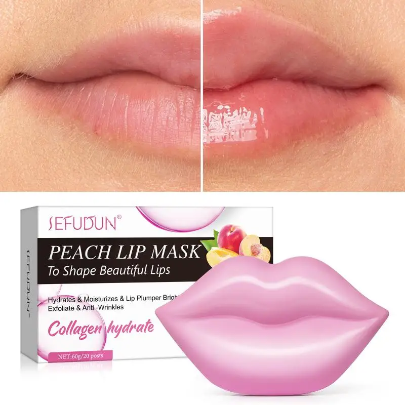 

Anti-wrinkle Hydrating Fade Lip Lines Nourishing Moisturizing Anti-cracked Lip Masks Peach Cherry Orange Lip Care Lip