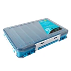 Двусторонняя коробка для рыбалки, чехол для хранения, органайзер для рыболовных снастей, коробка для рыболовных аксессуаров, инструмент