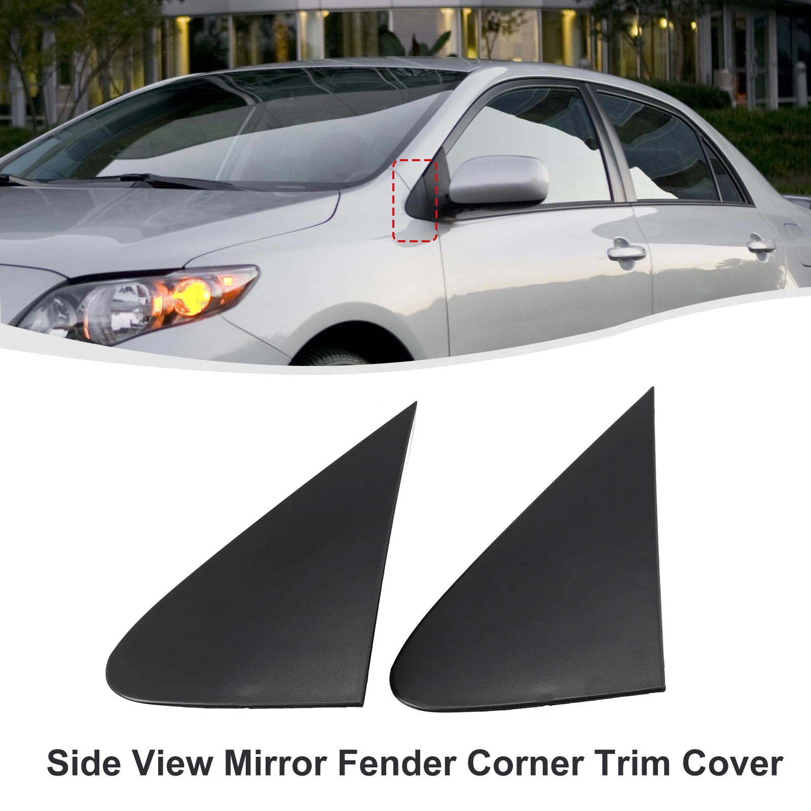 

Mirror Trim Triangle Cover Mirror Assemblies Not Universal Fitment Reliability Stable For Toyota Left＋right 60118-12010