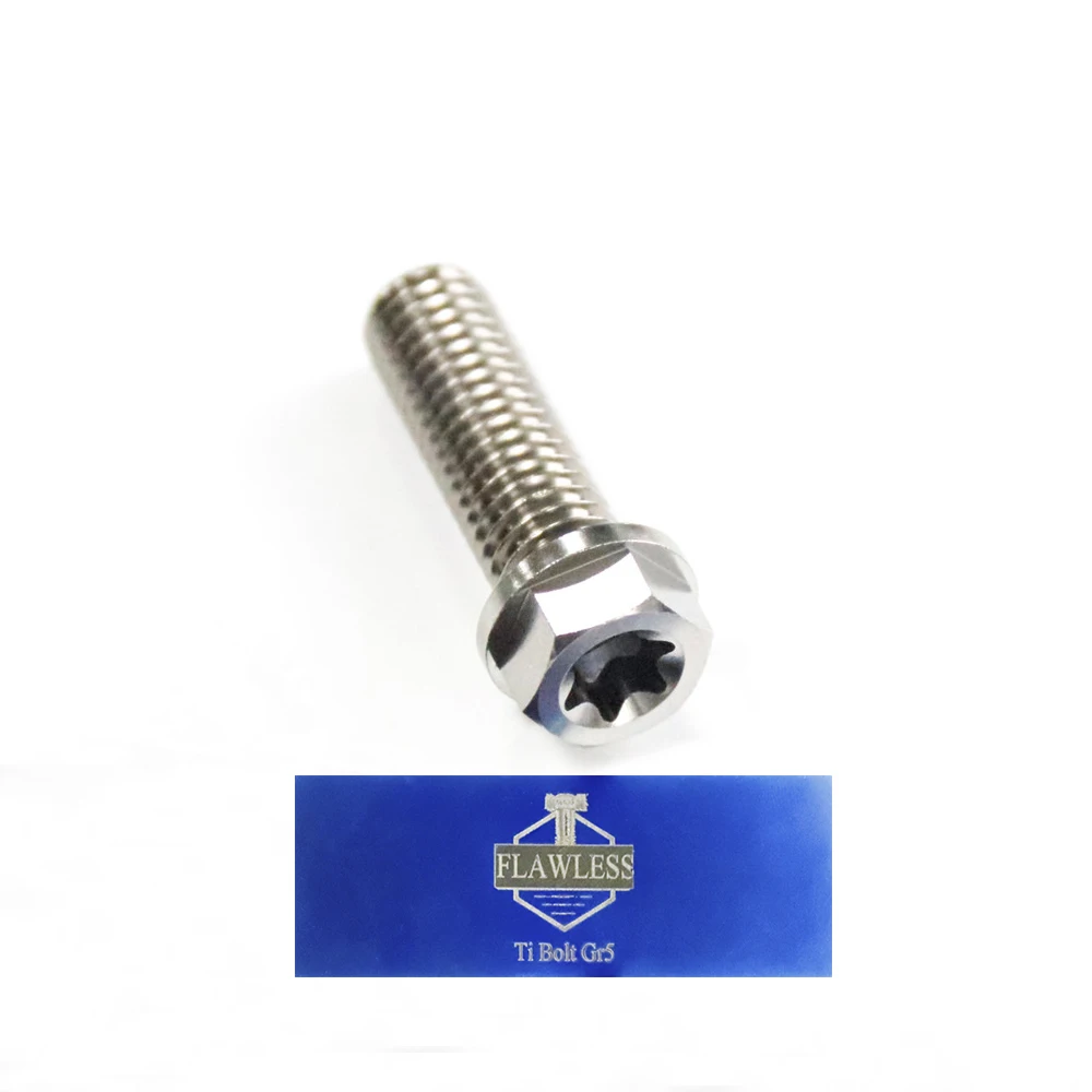 

FLAWLESSTI Титановые болты M6x10-120 мм M8x15-90