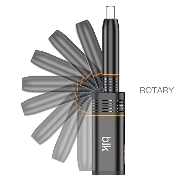 Rotary Hidden Suction Nozzle Kit 3-in-1 Large-capacity Ceramic Baking Pot Vaporizers with LED Screen for Flue-cured Tobacco