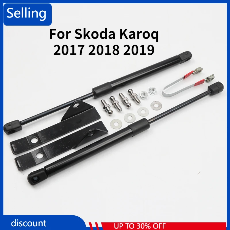 

17-19 For Skoda Karoq 2017 2018 2019 Car Auto Refit Front Hood hoods Engine Cover Hydraulic Rod Strut Spring Shock Bar 2PCS