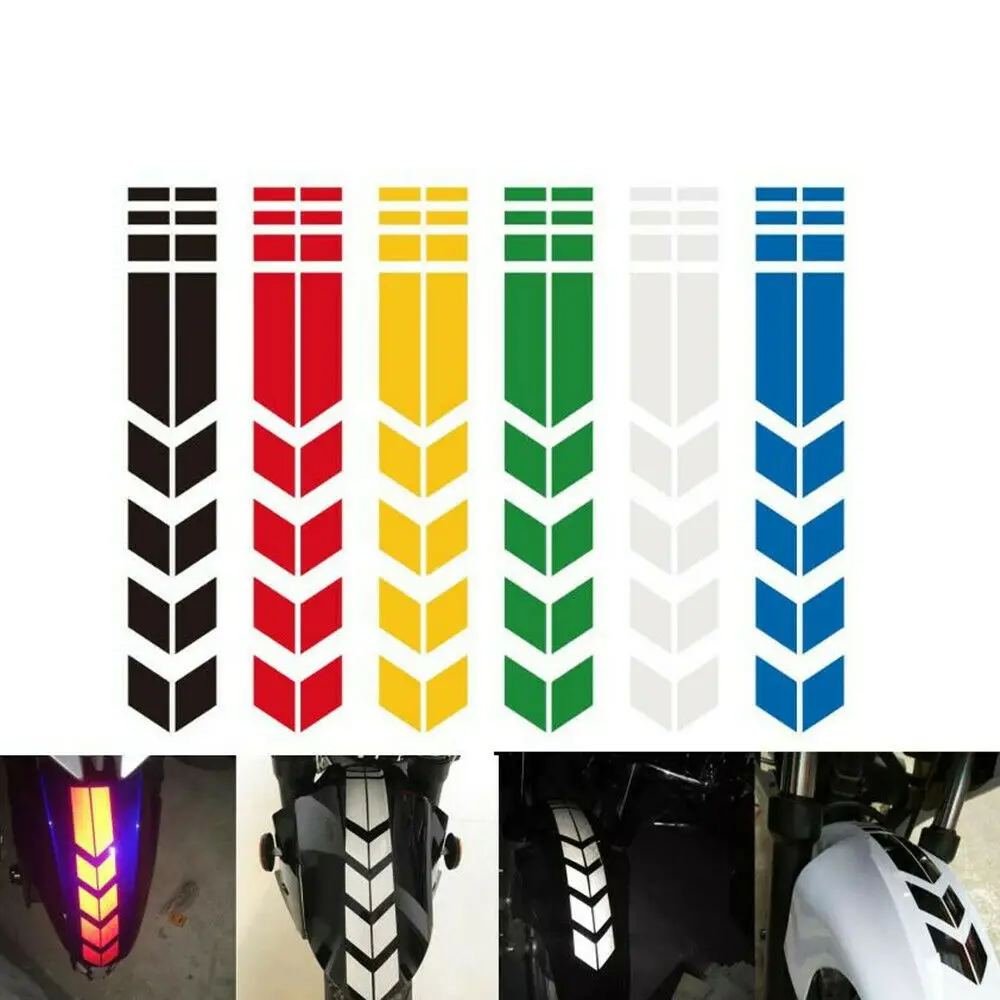 

For YAMAHA FZ 1 6 07 09 10 16 600 Front Tire Fender Reflective Stripe Sticker
