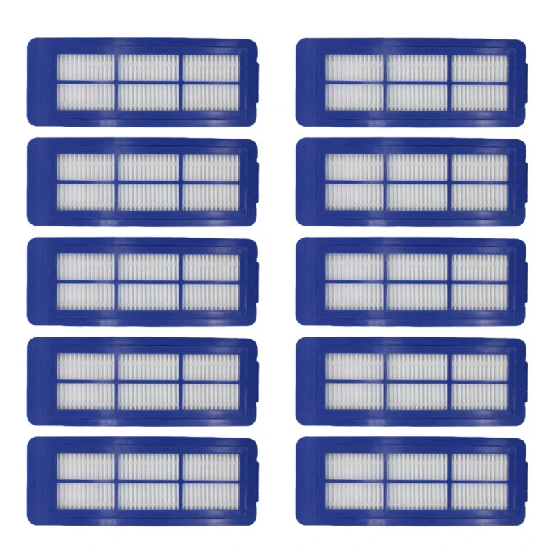 

D0AB 10 Pack Sweeping Robot Replacement Filters Plastic Vacuum Cleaner Filters Sweeping Robot Replacement for 11SMax 15CMax