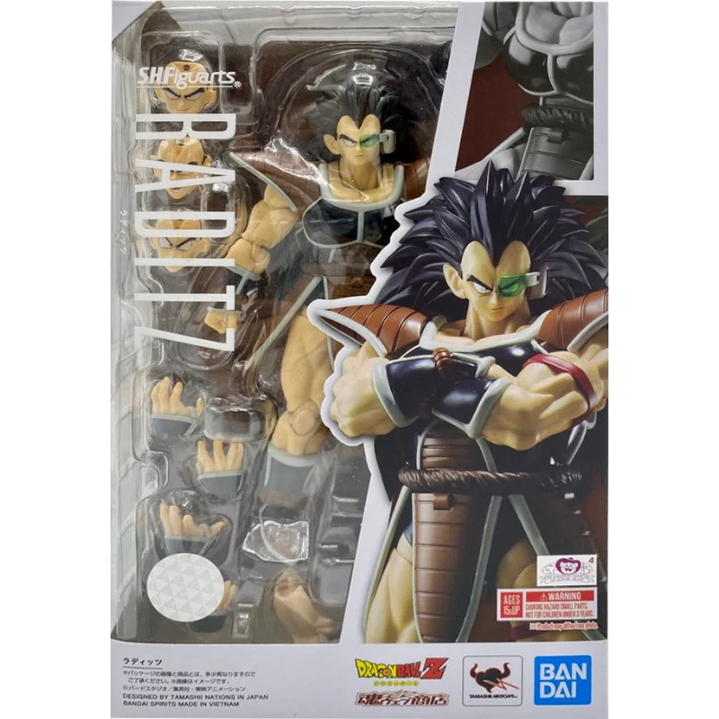 В наличии: Оригинальная эксклюзивная фигурка Bandai SHF Dragon Ball Z RADITZ (старший брат Гоку) Tamashii Nations, масштаб 112 (art.: 3920daaeaffaa) - 3920daaeaffaa