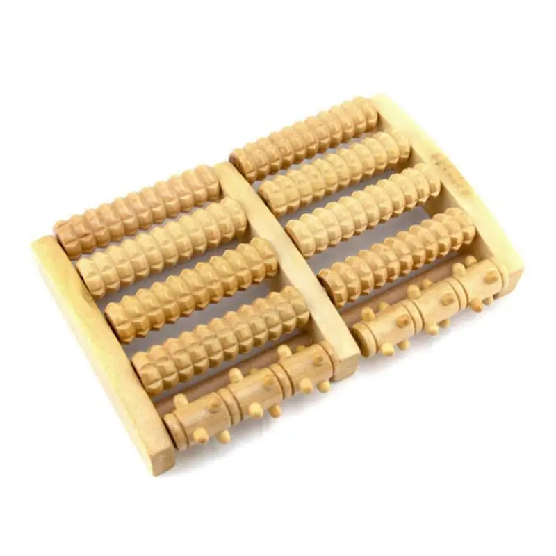 

Foot Massager Wooden Nails Five Rows Acupoint Stimulation To Relieve Fatigue