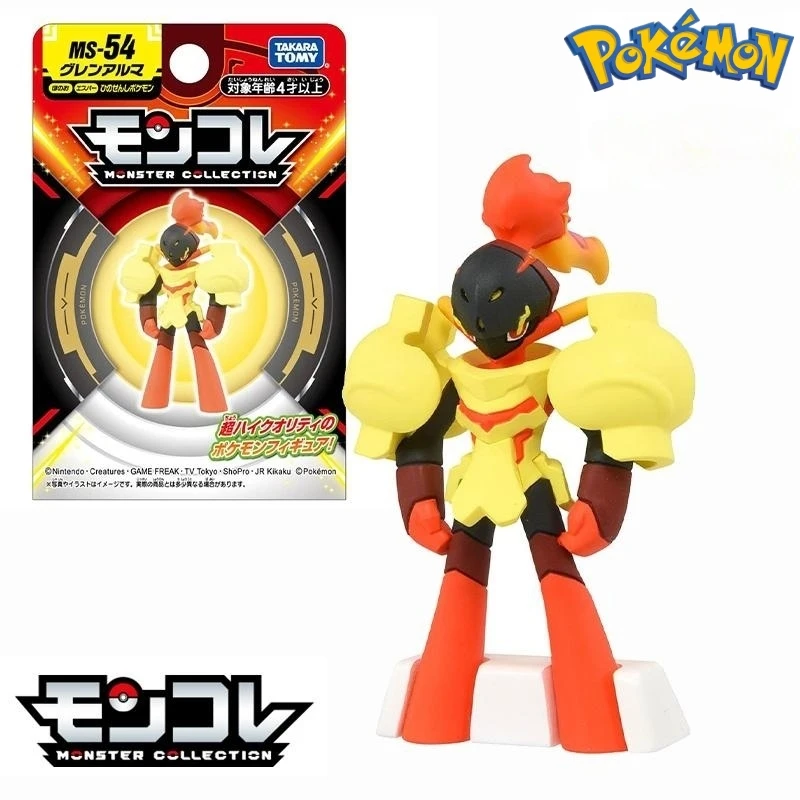 

TAKARA TOMY Original Pokemon MS-54 Armarouge Pocket Monster Anime Action Figures Collection Model Dolls Toys Gifts for Kids