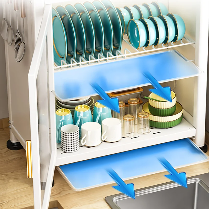 Роскошный Многофункциональный боковой шкаф экономия пространства