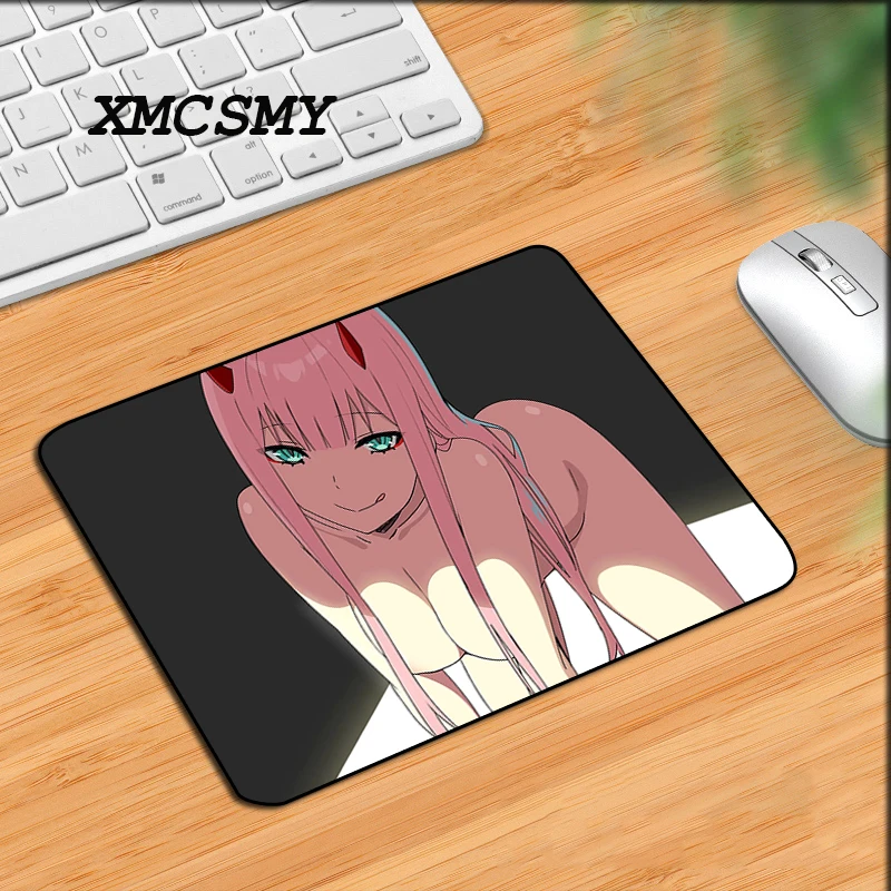 Darling in the Franxx Sexy Mouse Pad Small Cheap Gaming Accessories Kawaii Mousepad Pc Gamer Desk Mat Anime Cartoon Mouse Mats