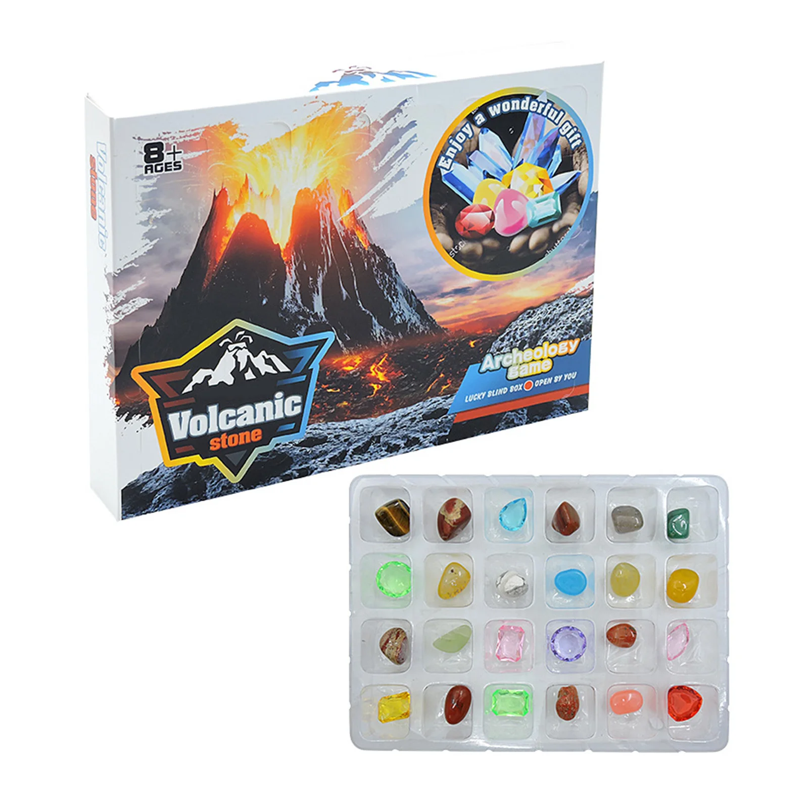 

2021 Ore Christmas Advent Calendar Healing Crystal Advent Calendar Ore Box Crystal Advent Calendar 24 Days Count Down Stone Chr