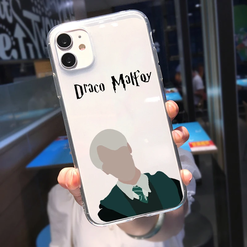Draco Malfoy Weasley Twins Прозрачный чехол для телефона iPhone 11 12 13 14 Pro MAX X XS XR SE20 7 8 Plus Модный