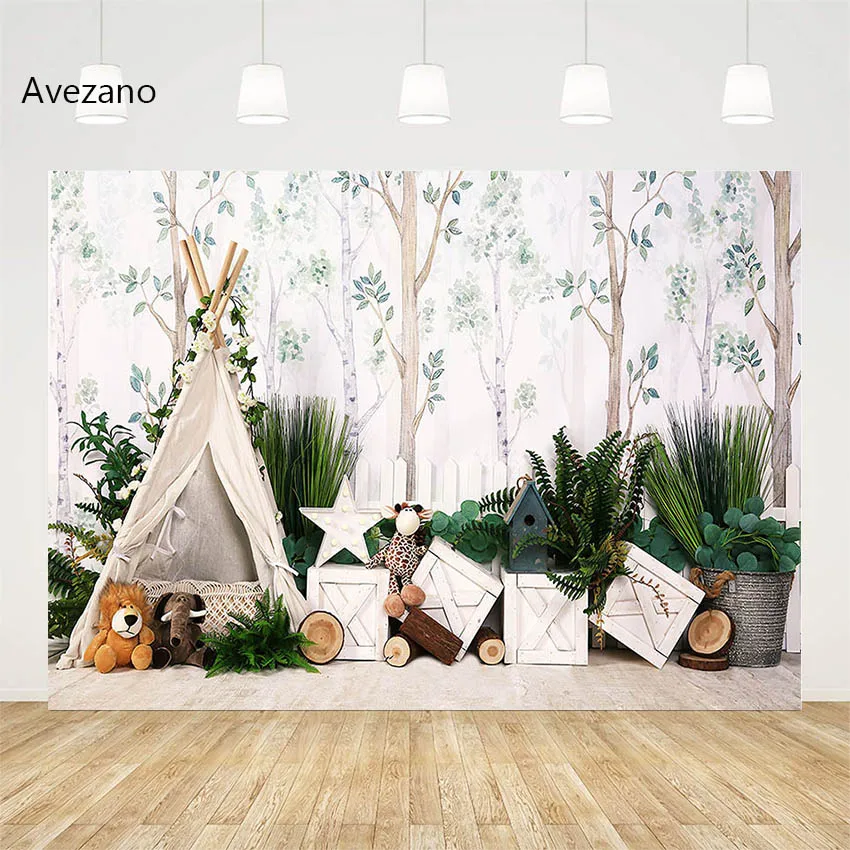 

Фон Avezano для студийной фотосъемки с изображением конфет и пончиков