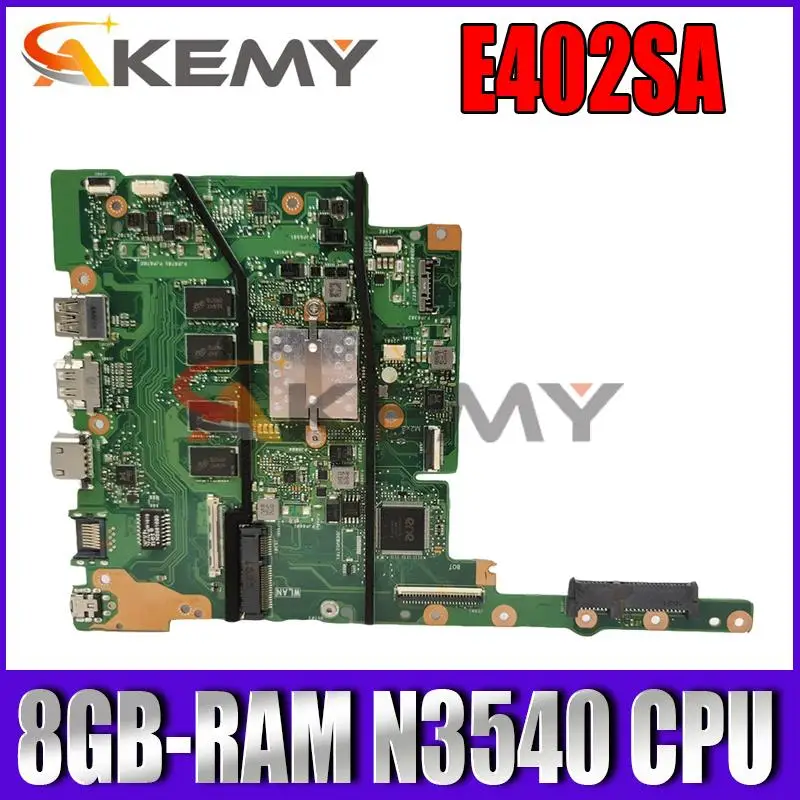 

E402SA Laptop motherboard for ASUS E402S E402SA E502S E502SA original mainboard 8GB-RAM N3540 CPU