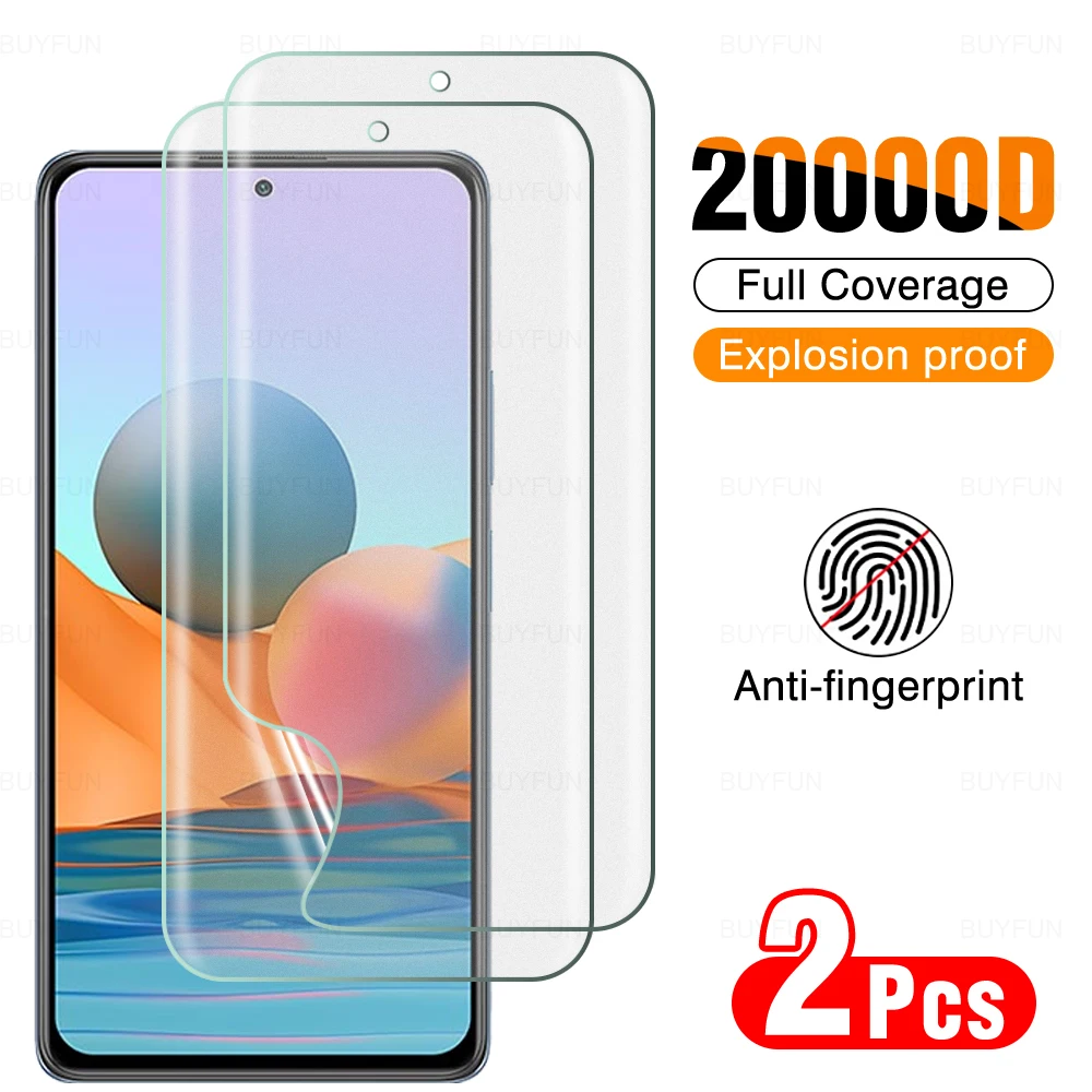 

2 шт. Матовая Мягкая Гидрогелевая пленка для экрана Xiaomi Redmi Note 10 Pro Redmy 11 Pro 11T 5G 11S 10S 9T 9 Pro Max 8 T Pro 7 Pro