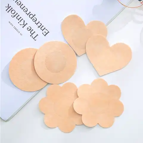 10pcs/lot Women Intimates The Chest Anti Emptied Adhesive Invisible Stickers Body Breast Shield Pads Nipples Covers