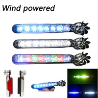 2pcs no need external power supply wind energy day light led car drl led daytime running light lamp strip rgb motorcycle stying