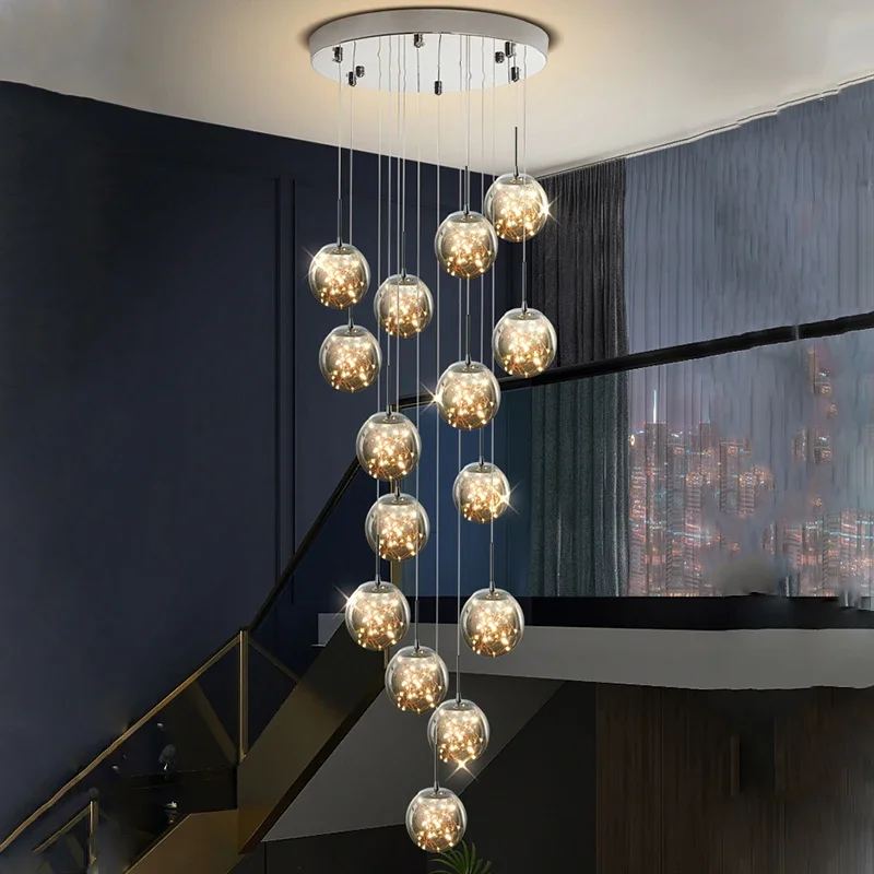 Подвесные люстры в скандинавском стиле кухонные столовые приборы искусственные