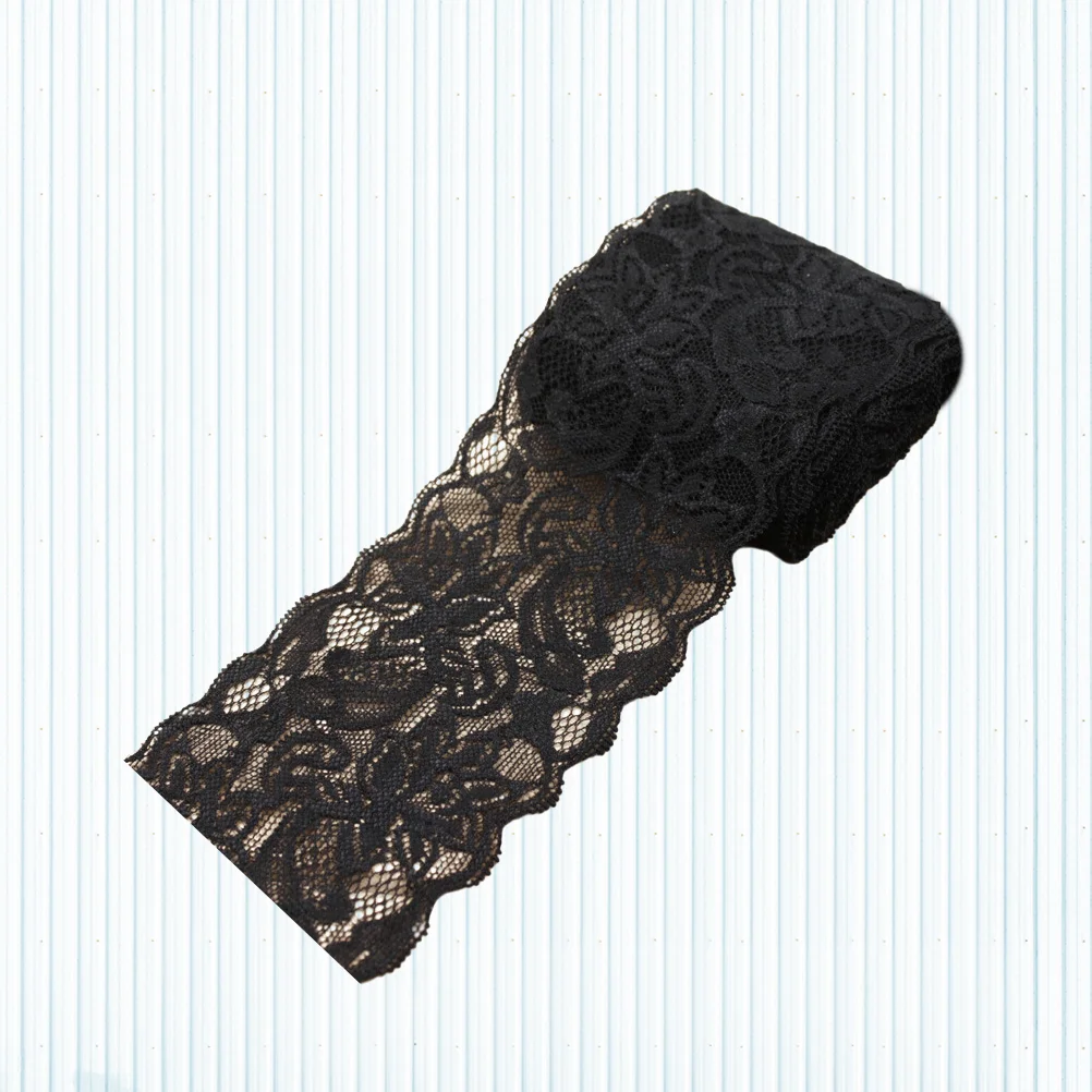 

Lace Ribbon Trim Ribboon Sewing Fabric Gift Vintage Elastic Thick Trimming Clothing Inch Wedding Decor White Crafts Flower Craft