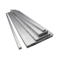 Aluminum Plate Flat Bar Sheet CNC Block Metal Machining Solid Mill Stock 6061 500mm Long Thickness 3mm 4mm Width 10mm to 60mm