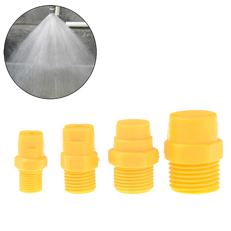 

Plastic Atomization Fan-shaped Nozzles 1/8" 1/4" 3/8" 1/2" Agricultural Irrigation Sprayer Head Plant Protection Accessories