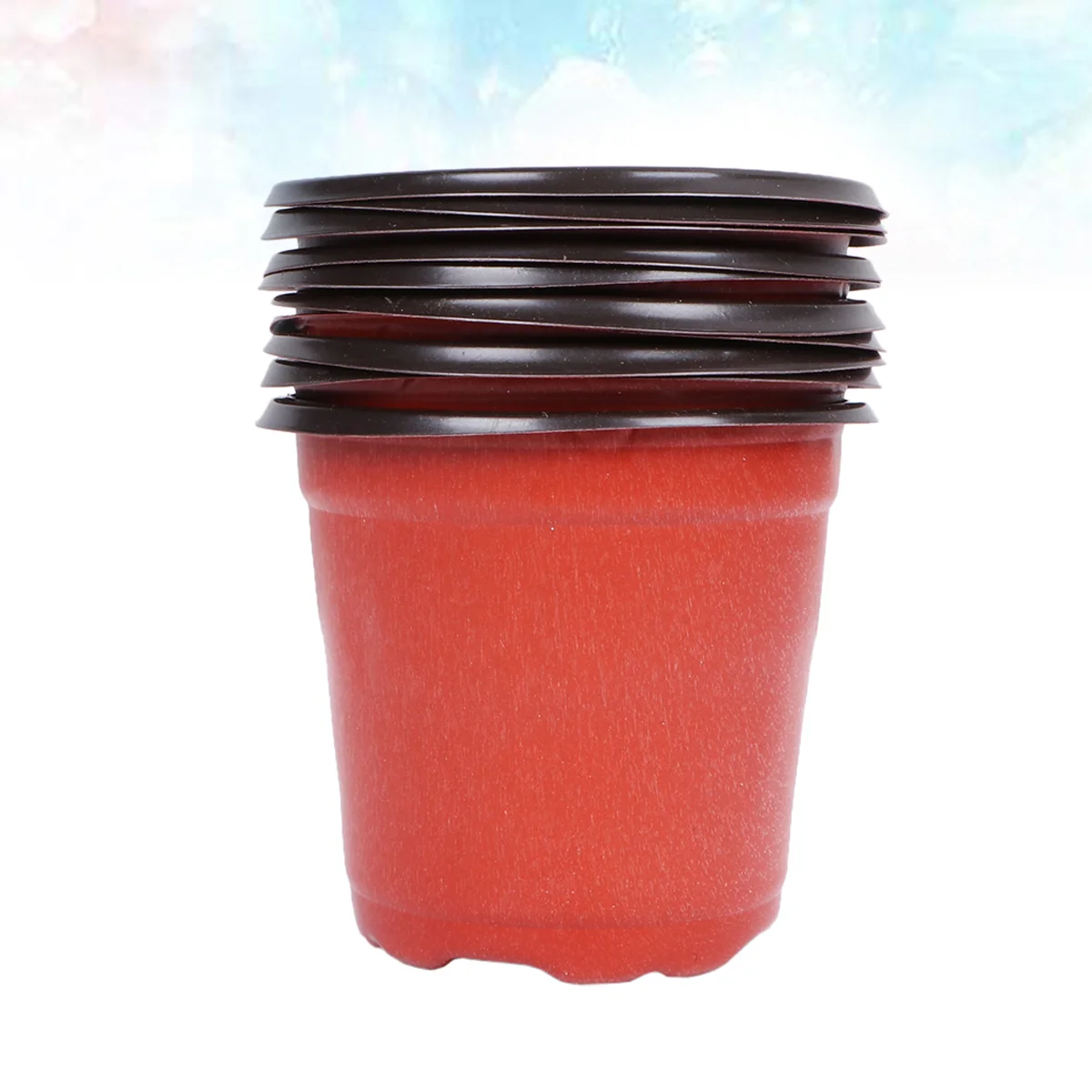 

50 Pcs Outdoor Planters Plastic Terracotta Pots Outdoor Planter Starting Pots Garden Nursery Planter Vegetable Plants