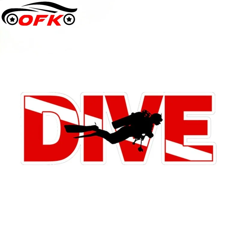 

Крутая Автомобильная наклейка для подводного плавания с вырезами флаг автомобили и мотоциклы бампер грузовик лодка виниловая Водонепроницаемая наклейка