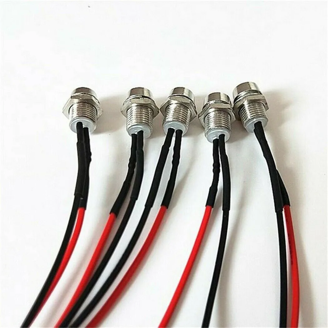 

Boat LED Light Bulb Car DC 12V 10X 8mm Accessories Lamp Pilot Dash Panel