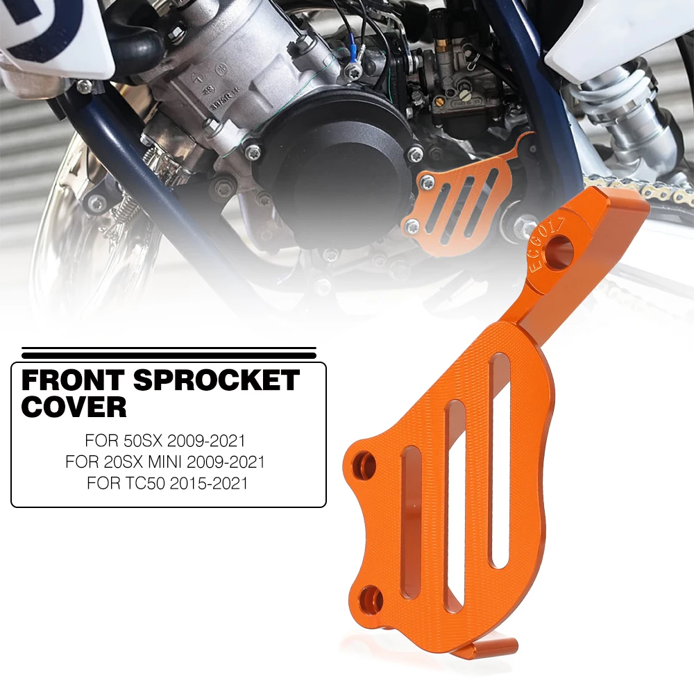 

Защитная крышка для мотоциклетной звездочки, защита цепи для 50SX 20SX 20 50 SX Mini 2009-2021 Husqvarna tc50 TC 50 2015-2021