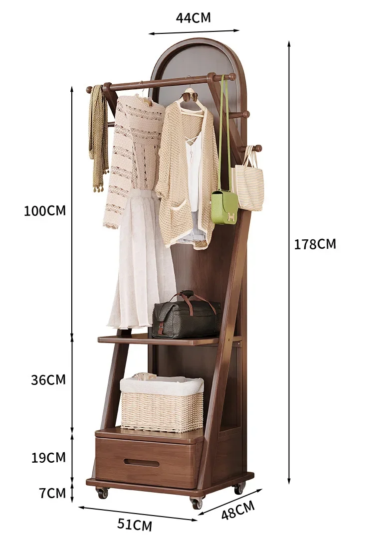 Большое зеркало в полный рост с подставкой Зеркало со светодиодной подсветкой и