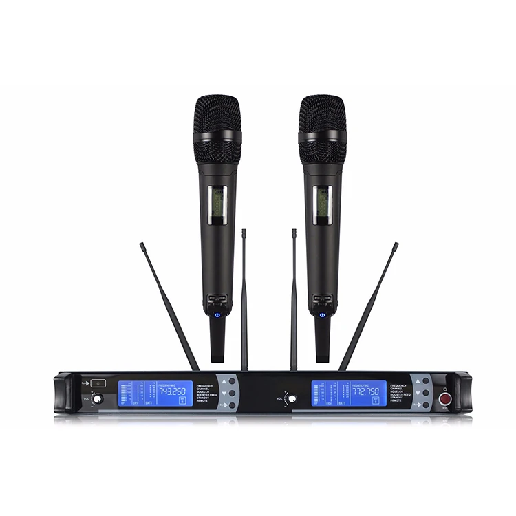 

2 channels uhf wireless microphone AS-9K professional microphone recording