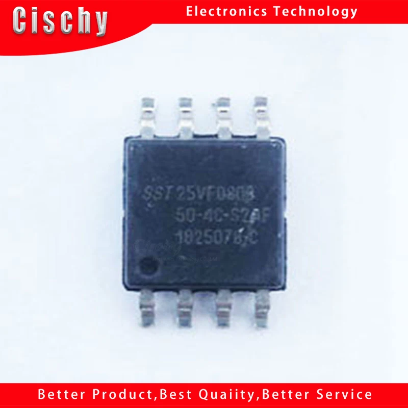 5 шт./Лот SST25VF080B SST25VF040B SST25VF032B SST25VF020 SST25VF016B SST25VF010A SST25LF040A SST25LF020A SOP-8 в наличии