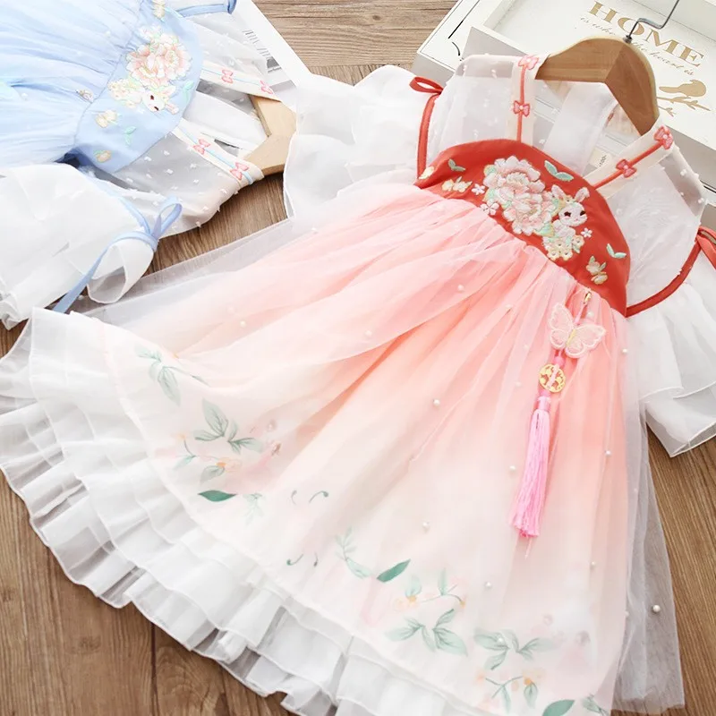 Традиционное платье ханьфу для детей древнего возраста китайская одежда девочек