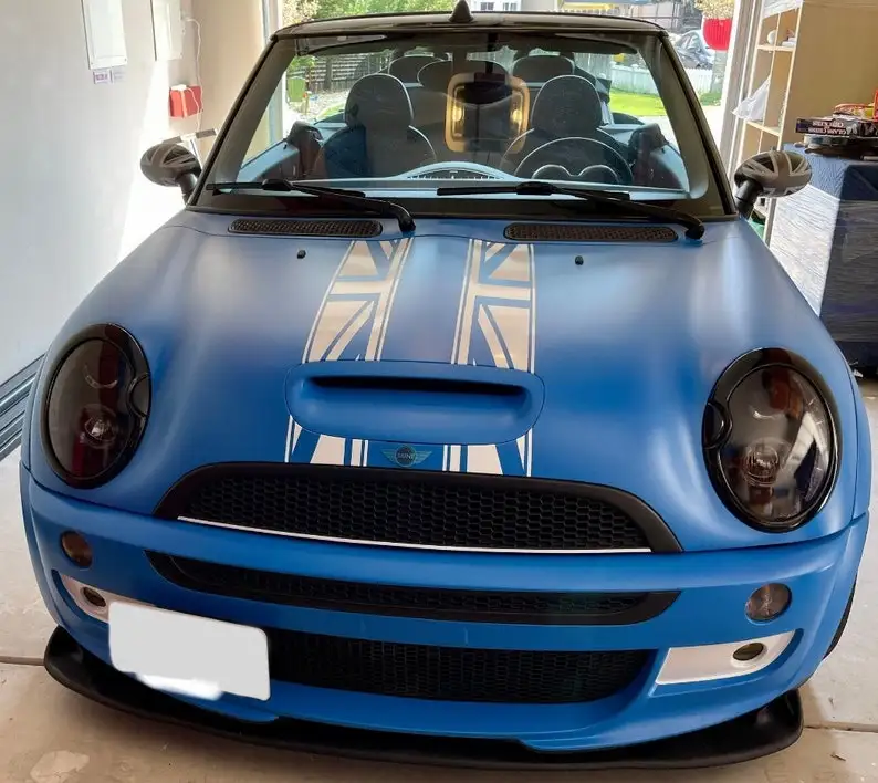 Виниловые графические наклейки для капота Mini Cooper S Union Jack
