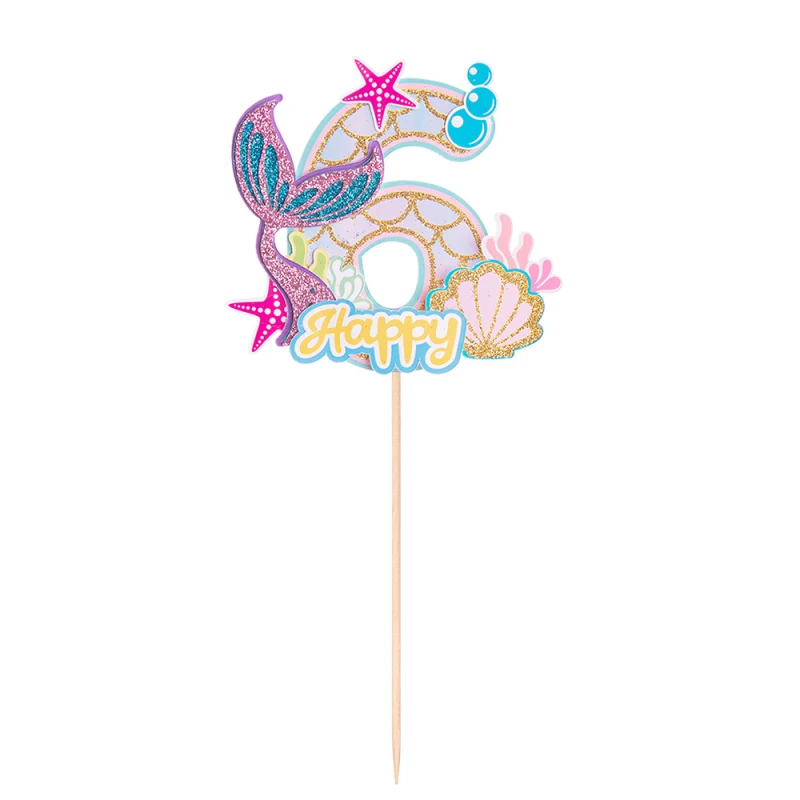 

Топпер для торта "Хвост русалки", 0-9, jeyomerry