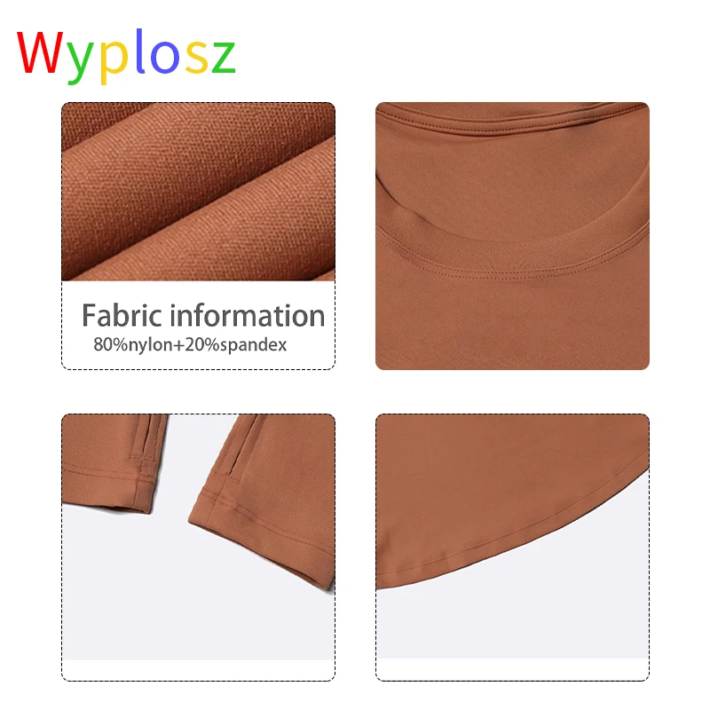 Wyplosz Tight Shirts For Women Crop Seamless Gym Yoga Fitness Tops Workout Comfortable Breathable Elastic Quick Drying Soft Nude