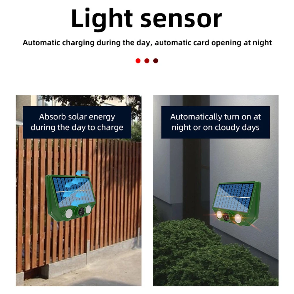 Сдерживающее средство для животных на солнечной батарее 500 мА · ч