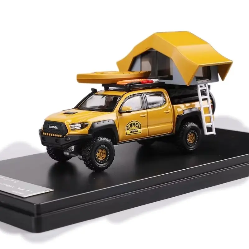 Руль переднего колеса GCD 1:64 для Toyota Tacoma Camel Cup окрашенная небольшая Коллекционная