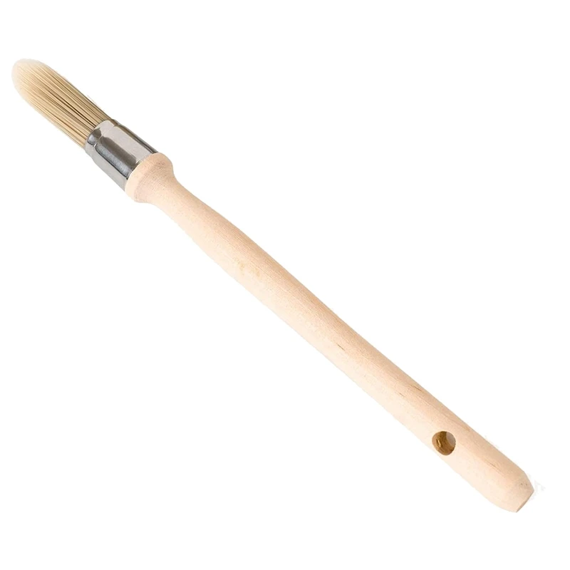 1 Piece 0.6 Inch Wall Small Paint Brush Repair, Edge Paint Tools House Wall Edge Round Paint Brush